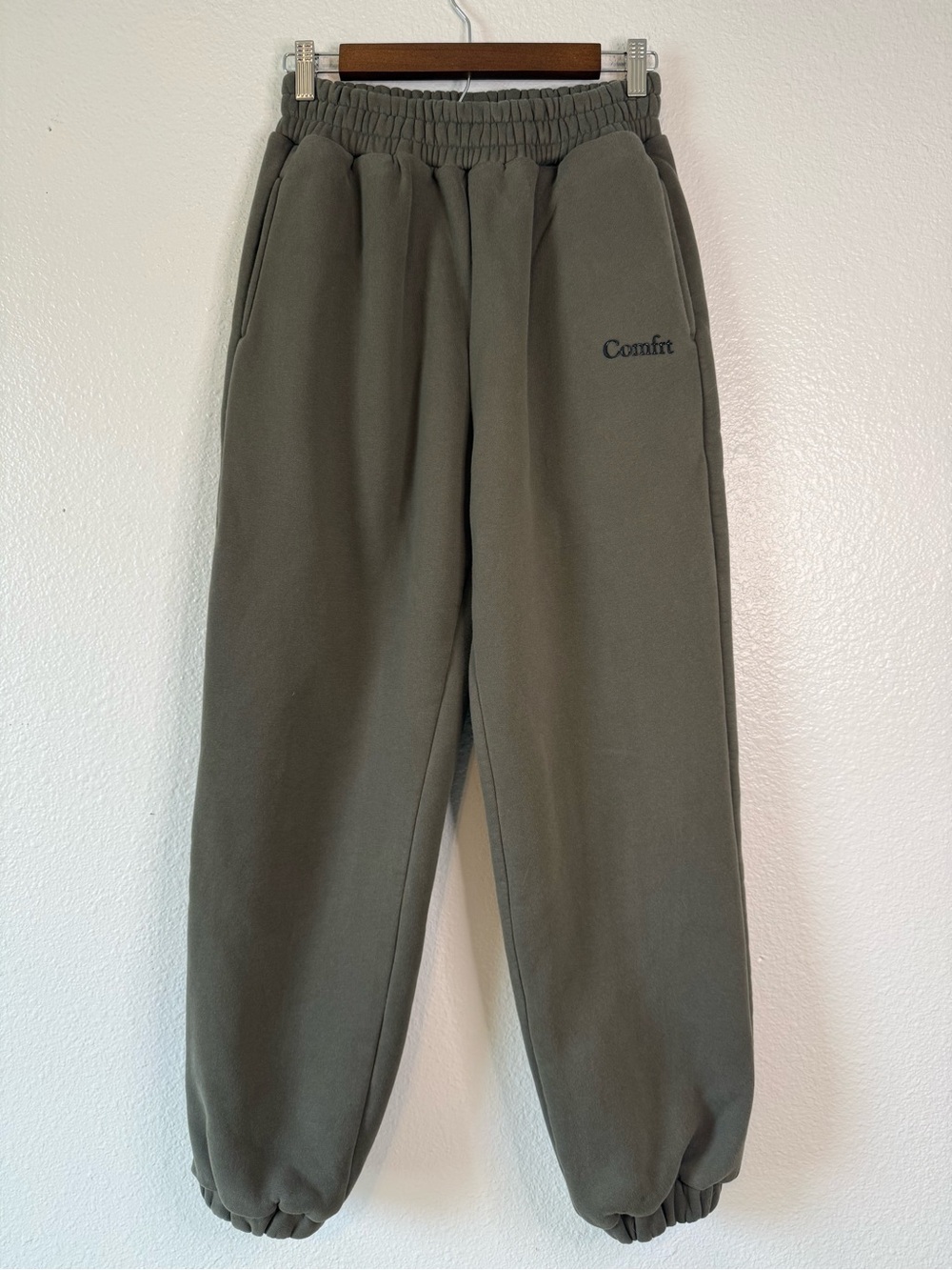 Comfrt Minimalist Sweatpants Steel Grey Medium Unisex Oversized Joggers